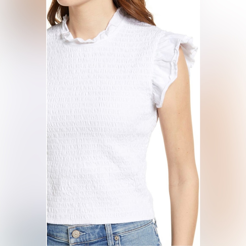 French Connection | Smocked Top | Pre-Loved | Size Small